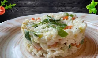 Рис с овощами и сливками